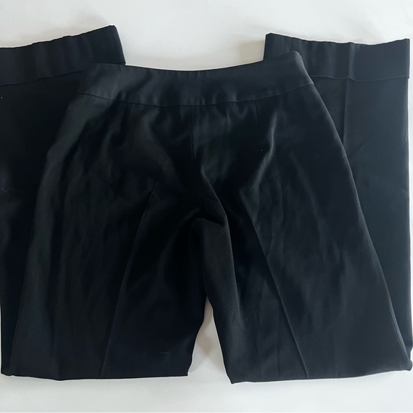 LOFT Black Tailored Pull-On Dress Pants - Picture 3 of 3
